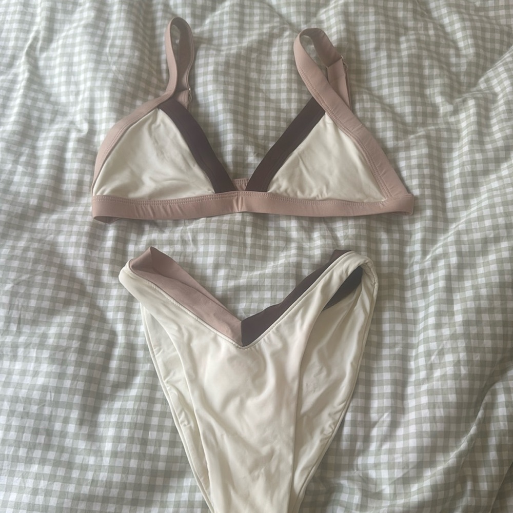 One One Swimsuit Women’s Bikini - color macadamia